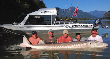 BC Sturgeon Fishing